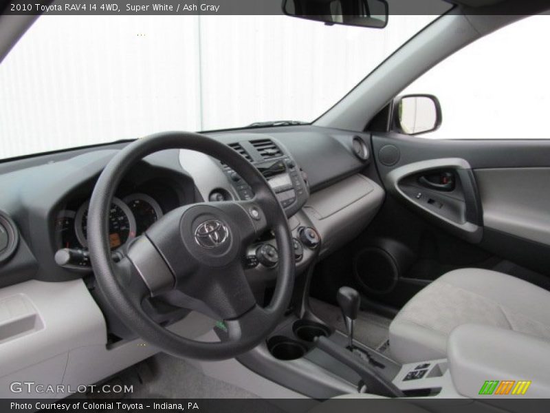 Super White / Ash Gray 2010 Toyota RAV4 I4 4WD