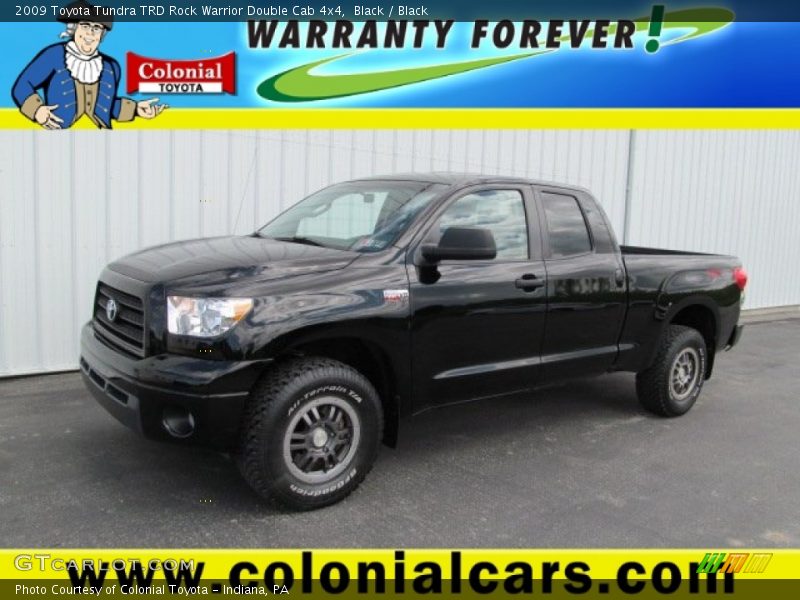 Black / Black 2009 Toyota Tundra TRD Rock Warrior Double Cab 4x4