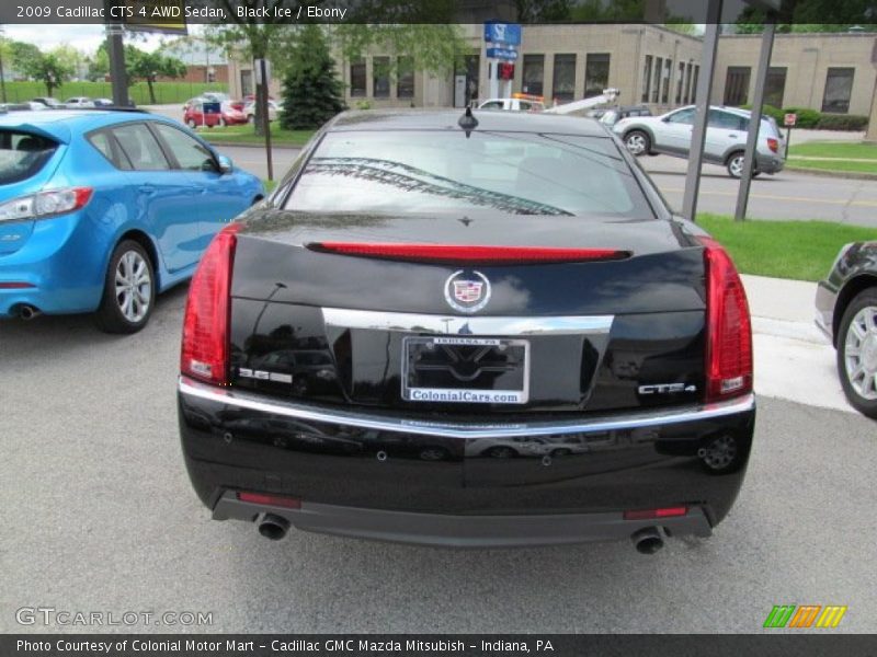 Black Ice / Ebony 2009 Cadillac CTS 4 AWD Sedan