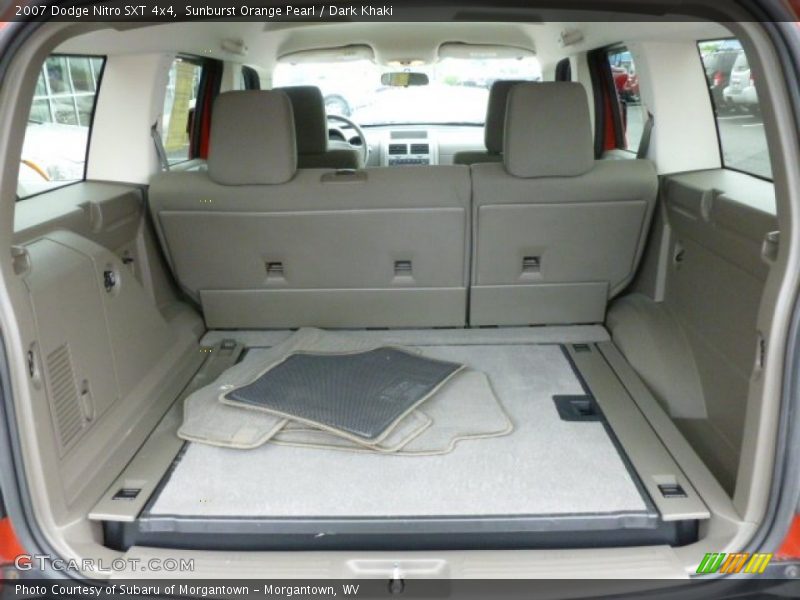 Sunburst Orange Pearl / Dark Khaki 2007 Dodge Nitro SXT 4x4