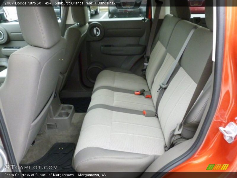 Sunburst Orange Pearl / Dark Khaki 2007 Dodge Nitro SXT 4x4