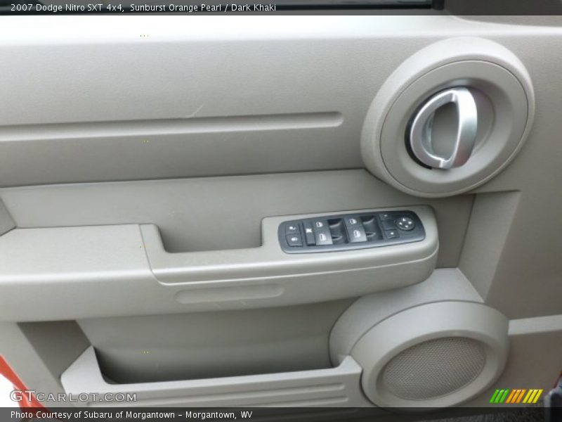 Sunburst Orange Pearl / Dark Khaki 2007 Dodge Nitro SXT 4x4