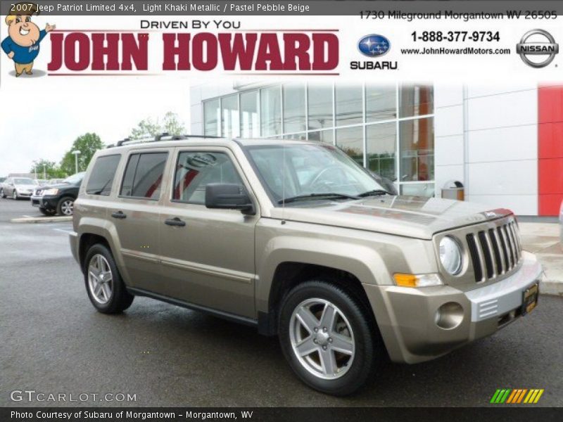 Light Khaki Metallic / Pastel Pebble Beige 2007 Jeep Patriot Limited 4x4