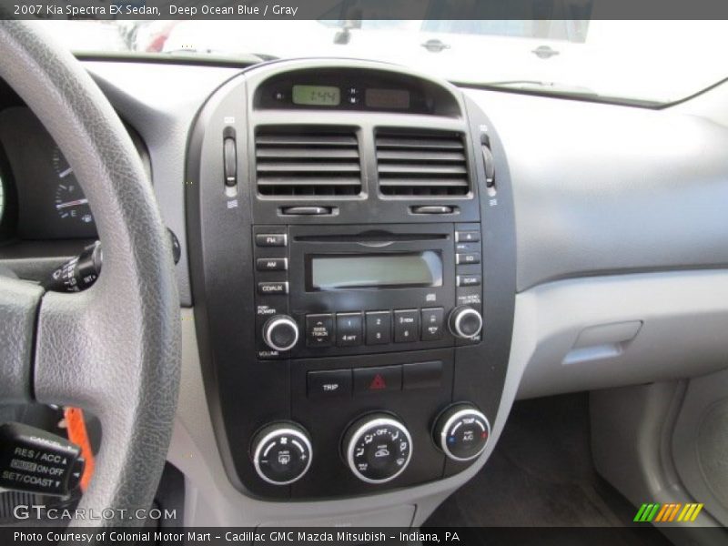 Deep Ocean Blue / Gray 2007 Kia Spectra EX Sedan
