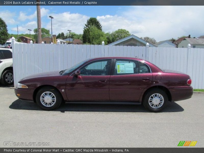 Cabernet Red Metallic / Graphite 2004 Buick LeSabre Limited