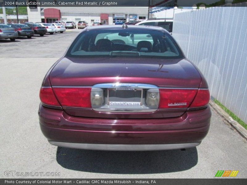 Cabernet Red Metallic / Graphite 2004 Buick LeSabre Limited