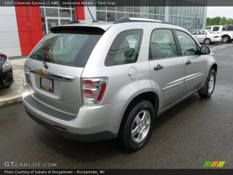 Silverstone Metallic / Dark Gray 2007 Chevrolet Equinox LS AWD