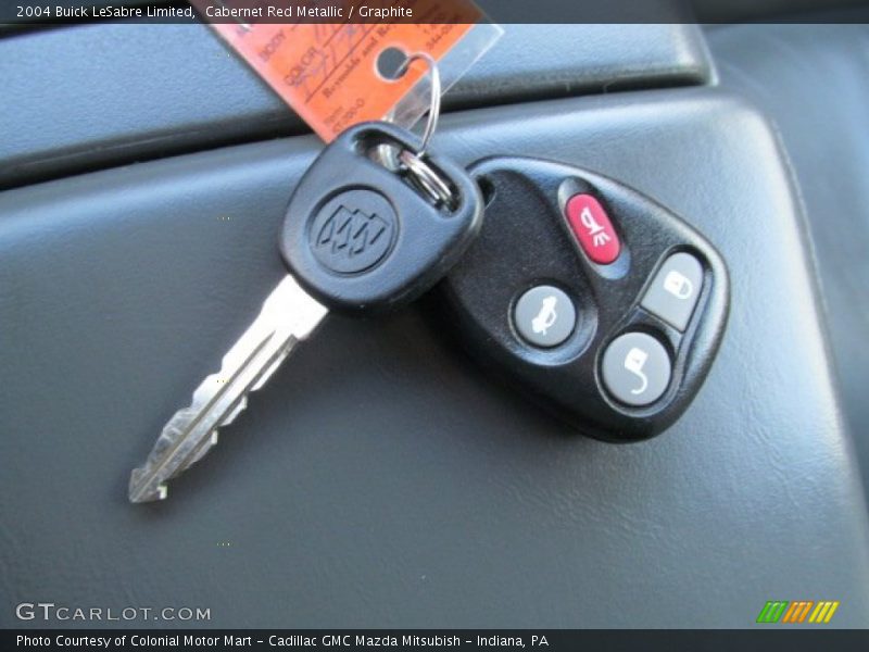 Cabernet Red Metallic / Graphite 2004 Buick LeSabre Limited