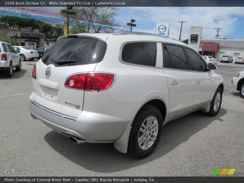 White Diamond Tri Coat / Cashmere/Cocoa 2008 Buick Enclave CX