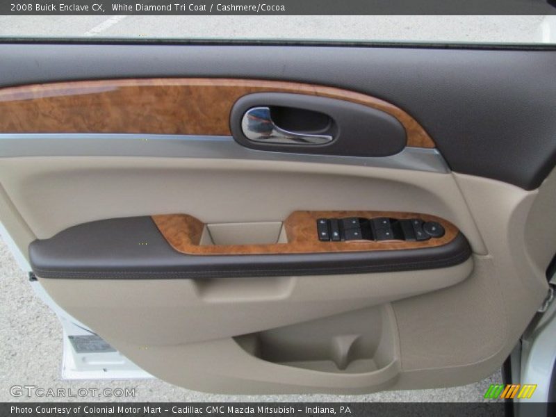 White Diamond Tri Coat / Cashmere/Cocoa 2008 Buick Enclave CX