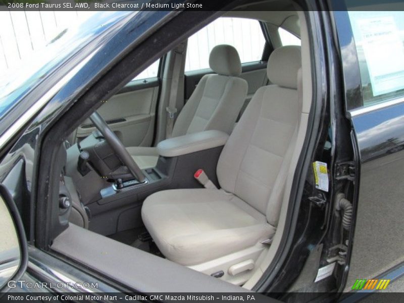 Black Clearcoat / Medium Light Stone 2008 Ford Taurus SEL AWD