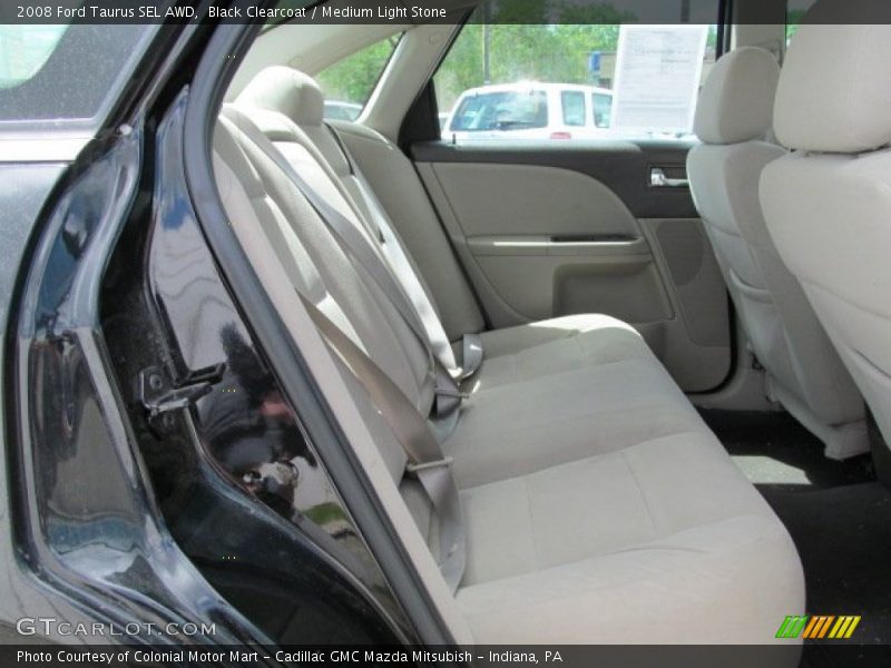 Black Clearcoat / Medium Light Stone 2008 Ford Taurus SEL AWD
