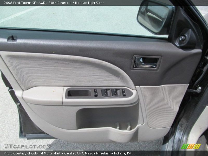 Black Clearcoat / Medium Light Stone 2008 Ford Taurus SEL AWD