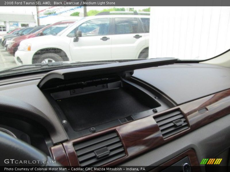 Black Clearcoat / Medium Light Stone 2008 Ford Taurus SEL AWD