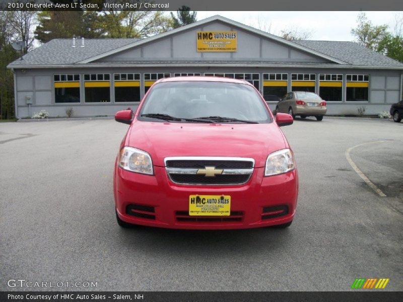 Victory Red / Charcoal 2010 Chevrolet Aveo LT Sedan