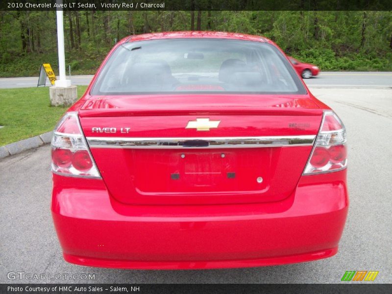 Victory Red / Charcoal 2010 Chevrolet Aveo LT Sedan