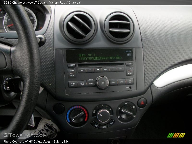 Victory Red / Charcoal 2010 Chevrolet Aveo LT Sedan