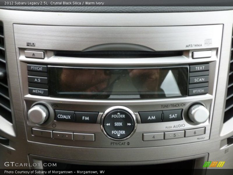 Audio System of 2012 Legacy 2.5i