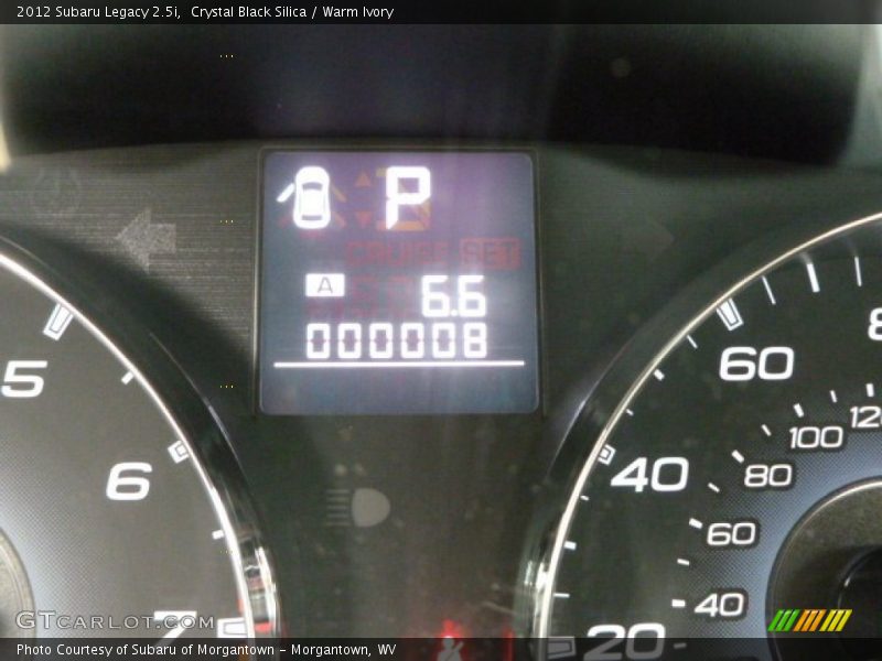 Crystal Black Silica / Warm Ivory 2012 Subaru Legacy 2.5i