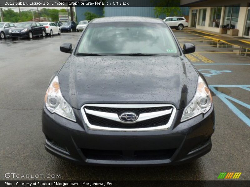 Graphite Gray Metallic / Off Black 2012 Subaru Legacy 2.5i Limited