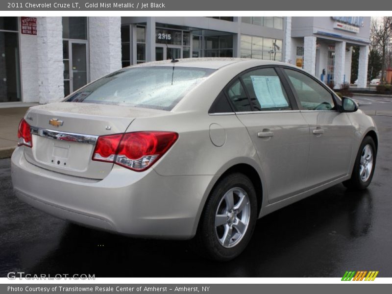 Gold Mist Metallic / Jet Black 2011 Chevrolet Cruze LT