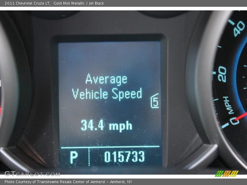 Gold Mist Metallic / Jet Black 2011 Chevrolet Cruze LT