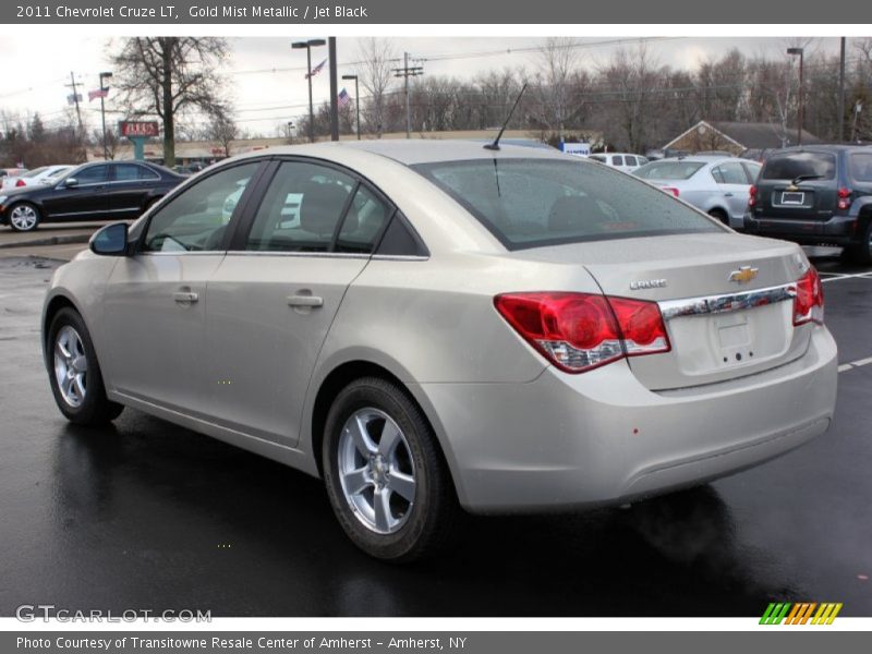 Gold Mist Metallic / Jet Black 2011 Chevrolet Cruze LT