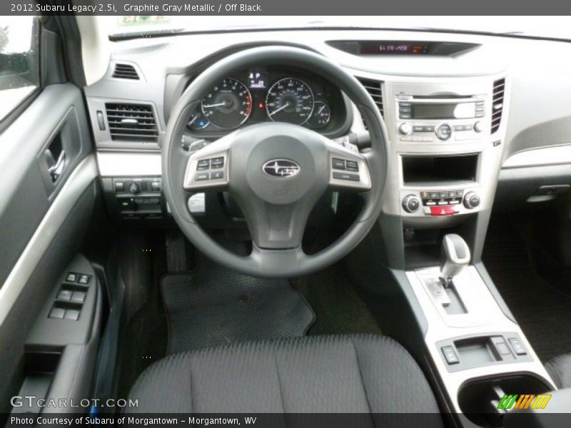 Dashboard of 2012 Legacy 2.5i