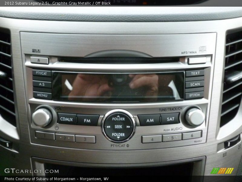Audio System of 2012 Legacy 2.5i