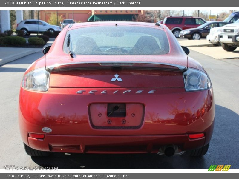 Sunset Orange Pearlescent / Dark Charcoal 2008 Mitsubishi Eclipse GS Coupe