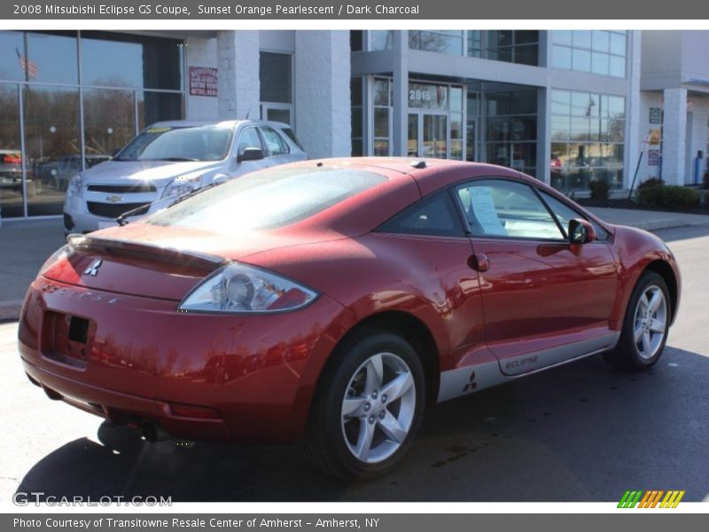 Sunset Orange Pearlescent / Dark Charcoal 2008 Mitsubishi Eclipse GS Coupe