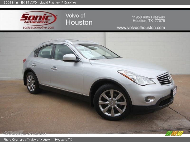 Liquid Platinum / Graphite 2008 Infiniti EX 35 AWD