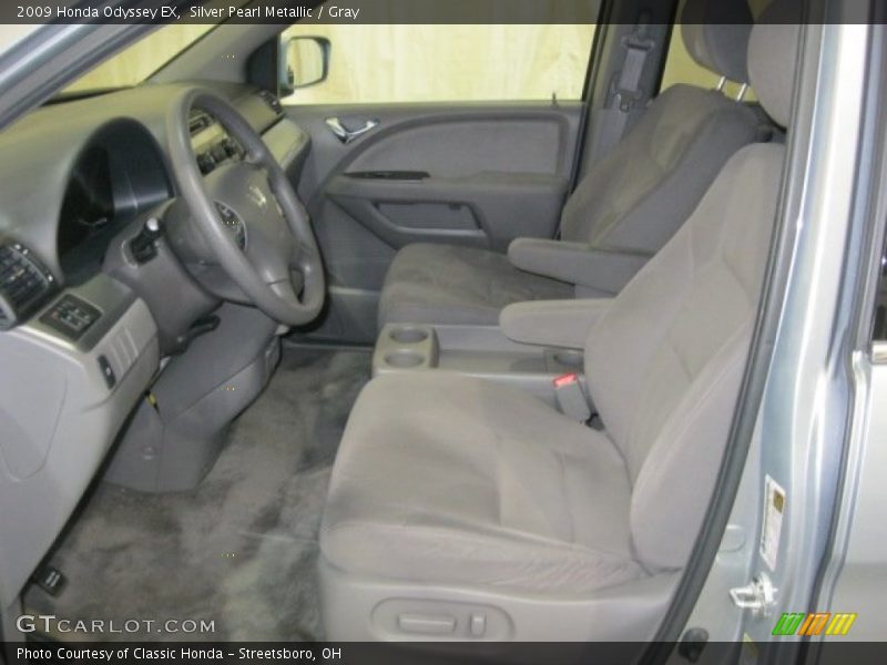 Silver Pearl Metallic / Gray 2009 Honda Odyssey EX