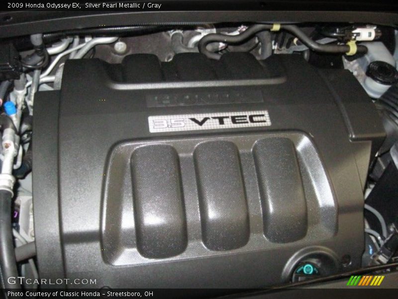Silver Pearl Metallic / Gray 2009 Honda Odyssey EX