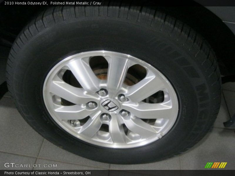 Polished Metal Metallic / Gray 2010 Honda Odyssey EX
