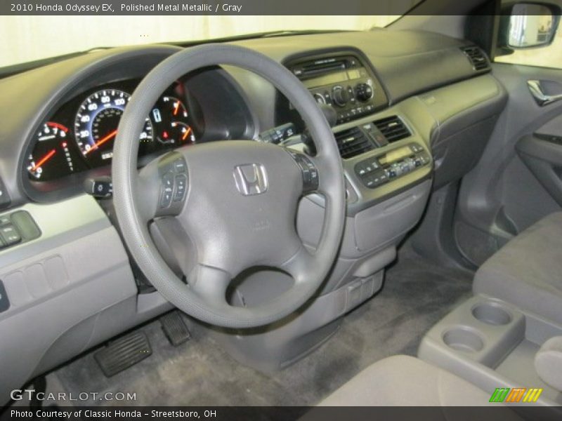 Polished Metal Metallic / Gray 2010 Honda Odyssey EX