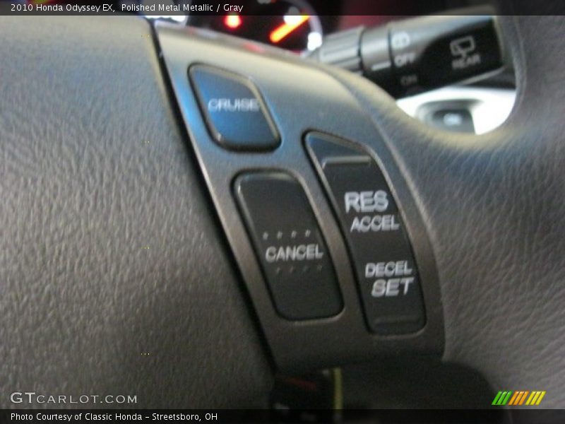 Polished Metal Metallic / Gray 2010 Honda Odyssey EX