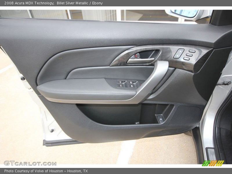 Billet Silver Metallic / Ebony 2008 Acura MDX Technology