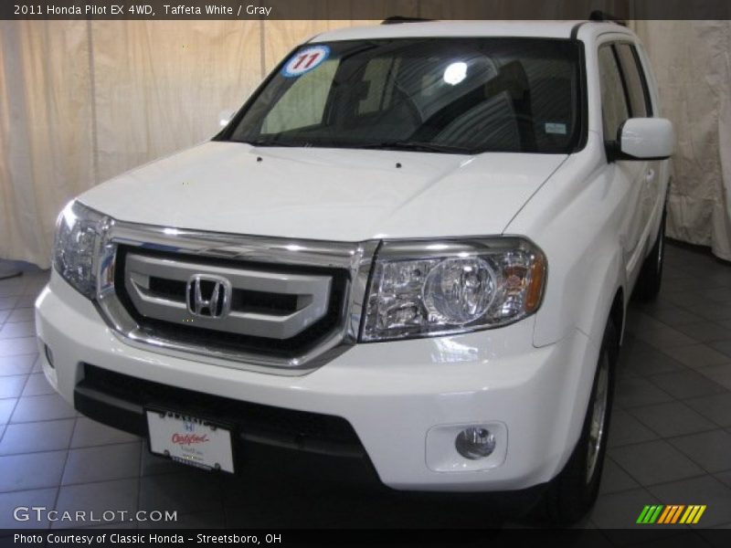 Taffeta White / Gray 2011 Honda Pilot EX 4WD