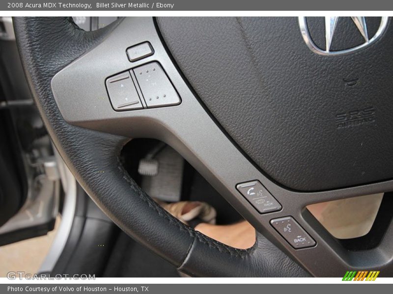 Billet Silver Metallic / Ebony 2008 Acura MDX Technology