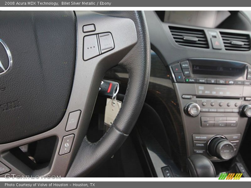 Billet Silver Metallic / Ebony 2008 Acura MDX Technology
