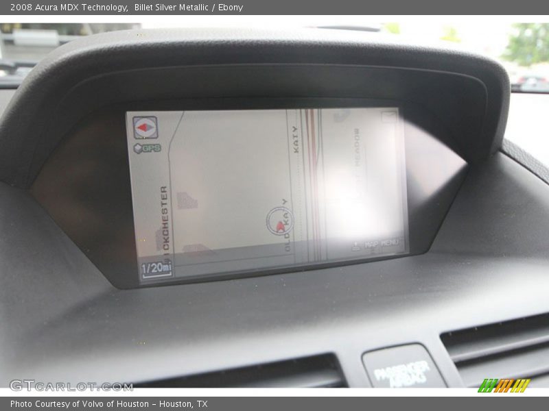 Billet Silver Metallic / Ebony 2008 Acura MDX Technology