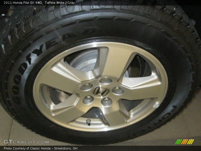 Taffeta White / Gray 2011 Honda Pilot EX 4WD
