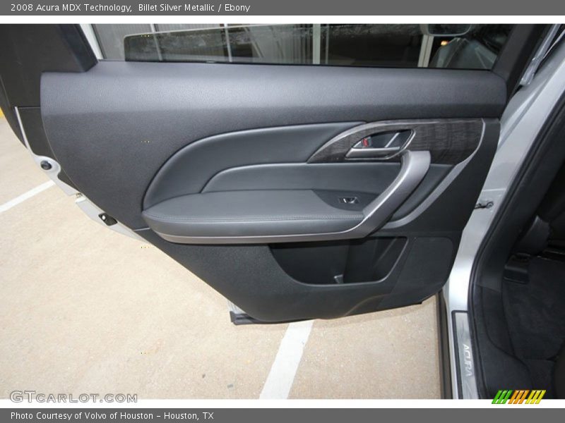 Billet Silver Metallic / Ebony 2008 Acura MDX Technology