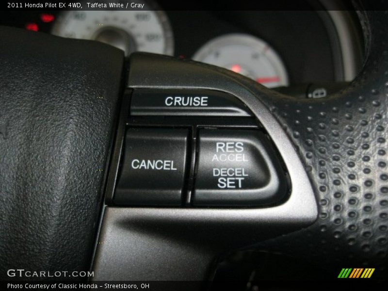 Taffeta White / Gray 2011 Honda Pilot EX 4WD