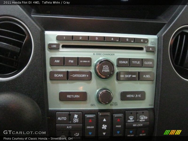 Taffeta White / Gray 2011 Honda Pilot EX 4WD