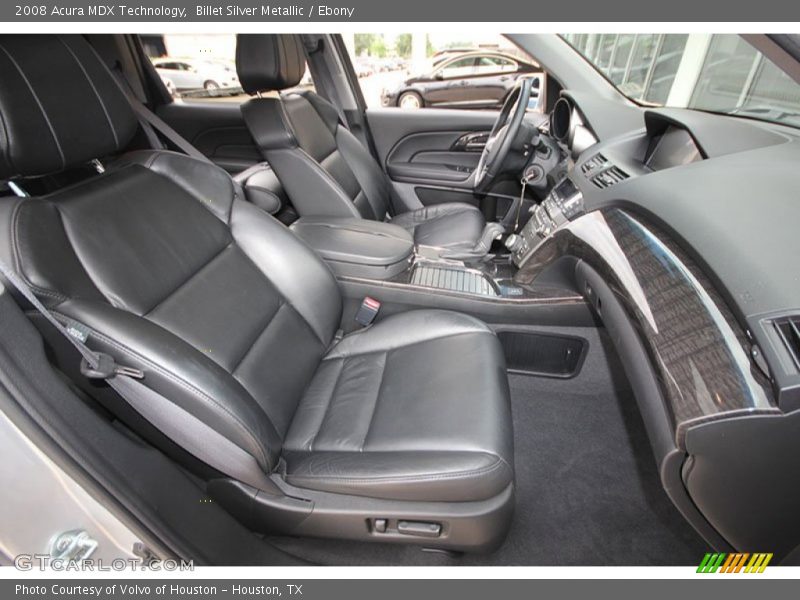 Billet Silver Metallic / Ebony 2008 Acura MDX Technology