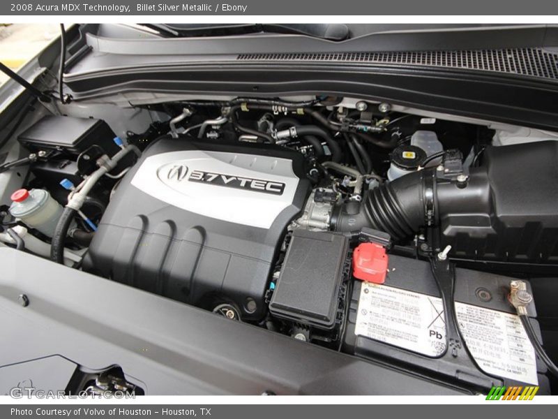 Billet Silver Metallic / Ebony 2008 Acura MDX Technology