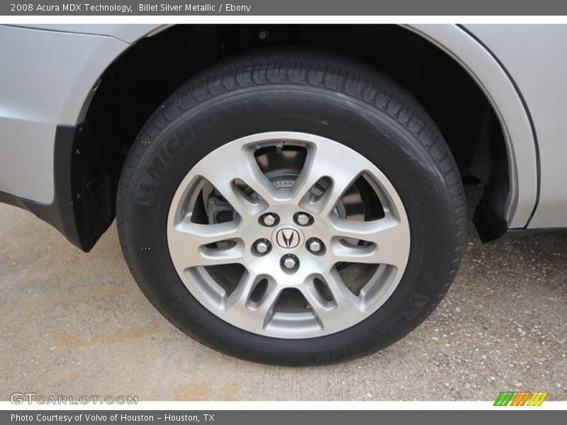 Billet Silver Metallic / Ebony 2008 Acura MDX Technology
