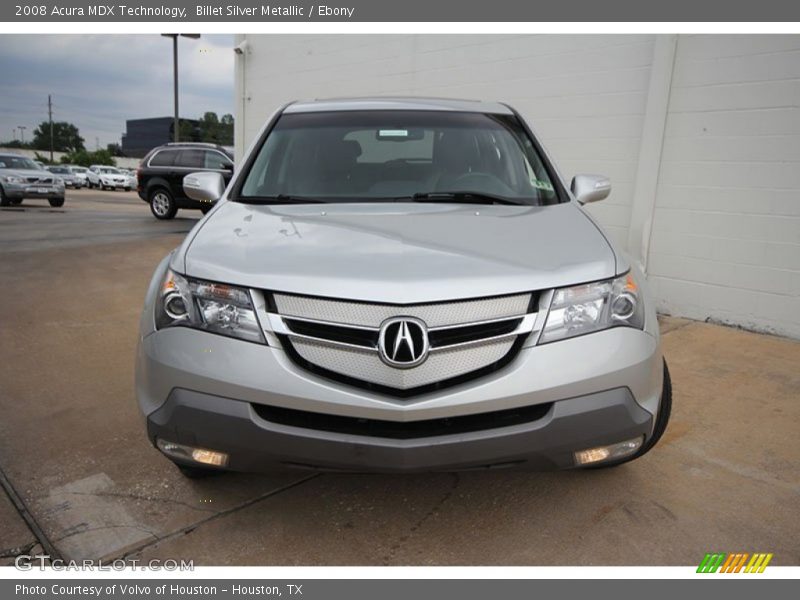 Billet Silver Metallic / Ebony 2008 Acura MDX Technology